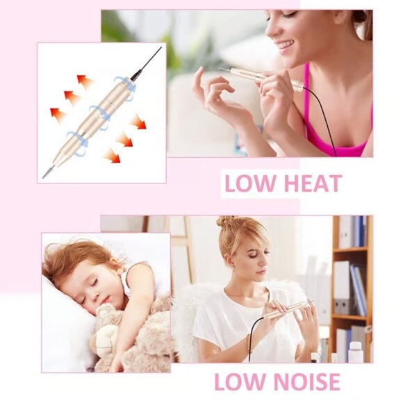 New Electric Nail Drill, Professional Efile Nail Drill Kit for Acrylic Nail, Gel - Picture 4 of 8